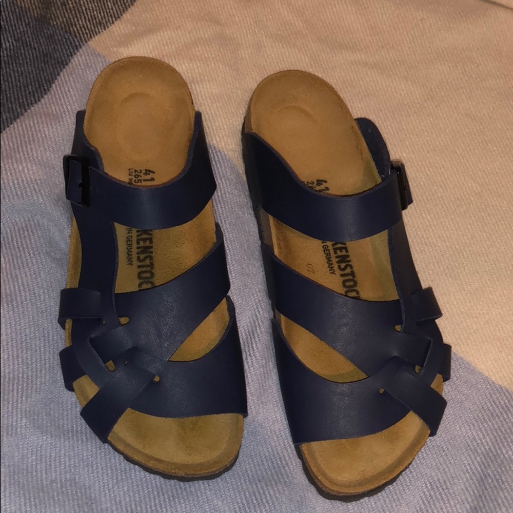 Nave Blue Birkenstocks